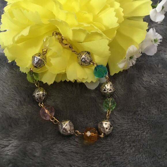 Multi-Crystal Bracelet - Picture 4 of 5